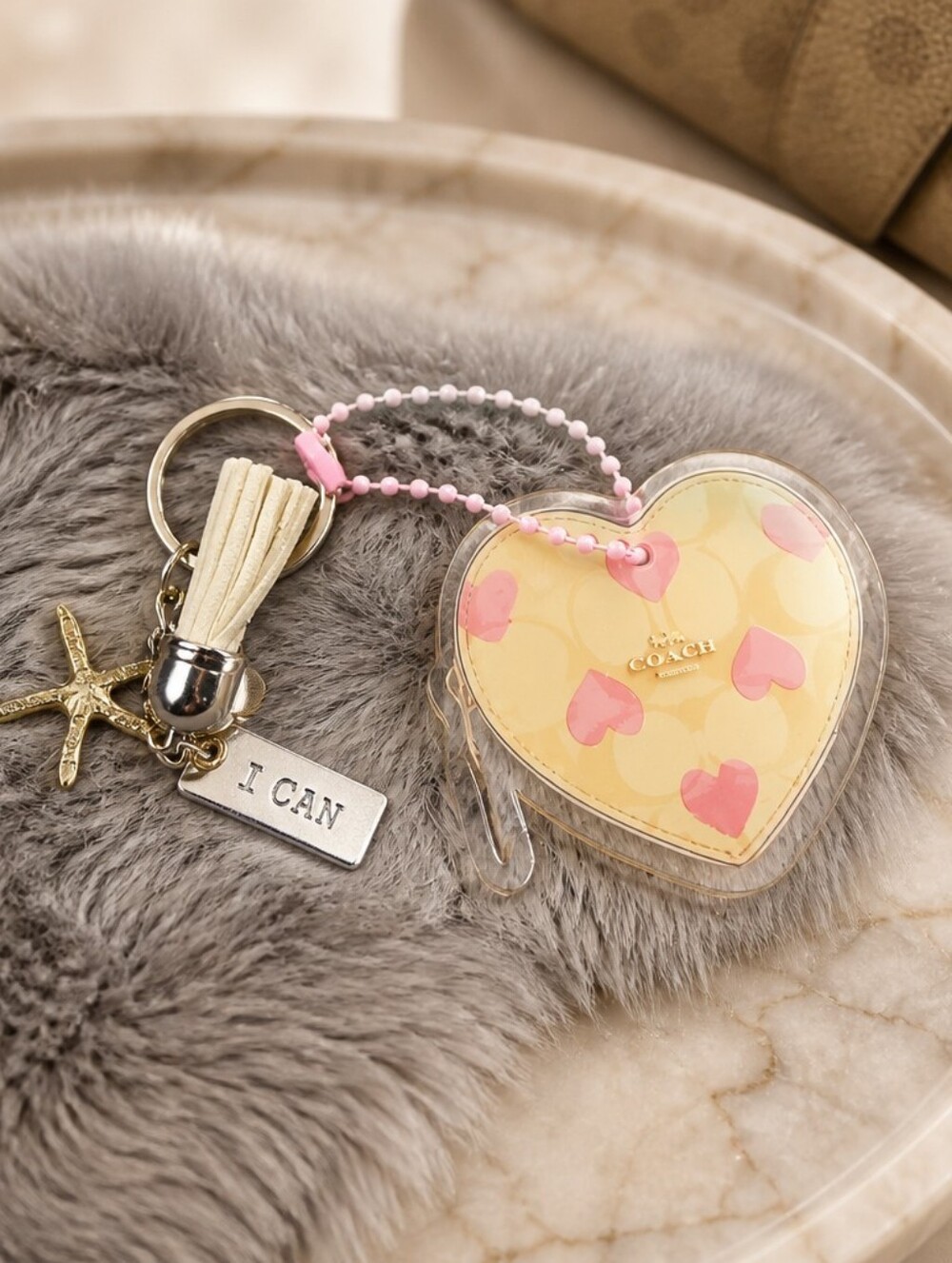 Handcrafted Bag Charm Keychain